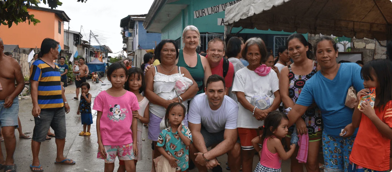 Patrick Achache participating in a community outreach activity